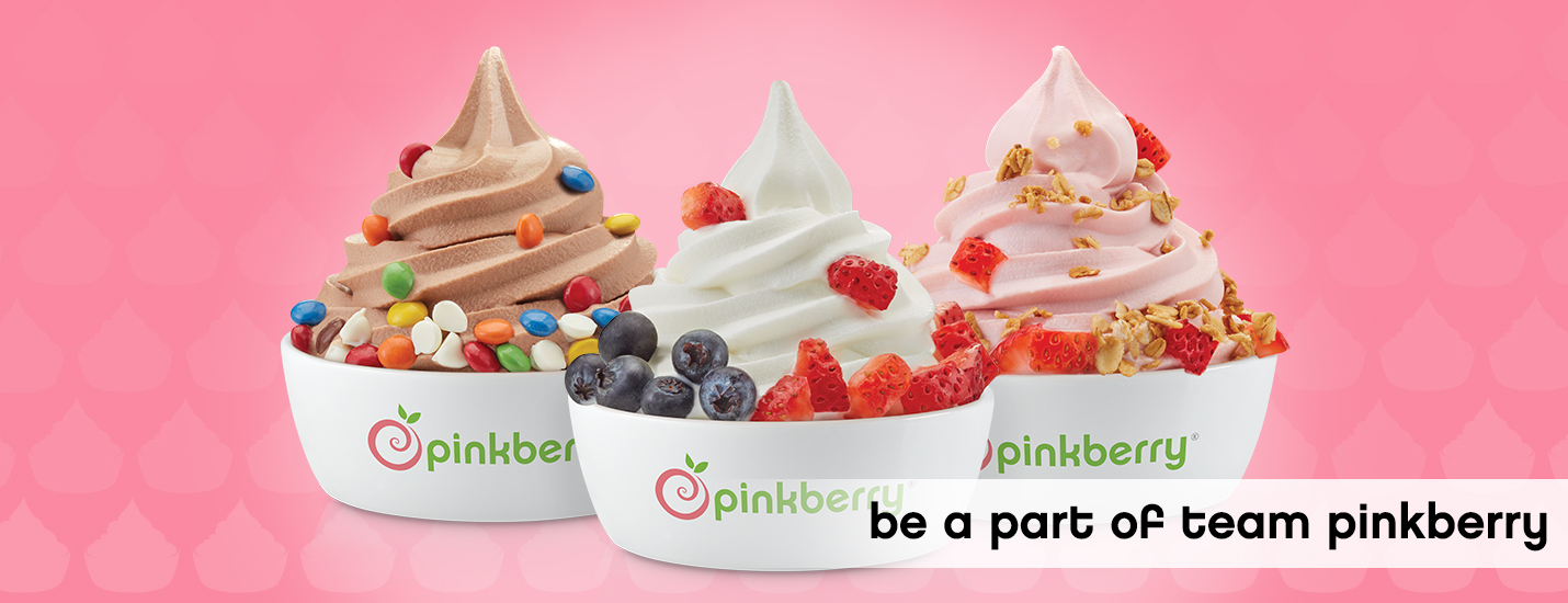 be a part of team pinkberry