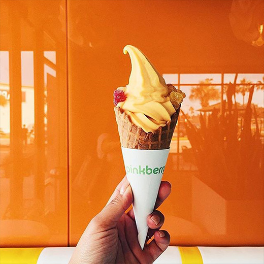 Dairy-Free Just Fruit Peach Passion Pinkberry