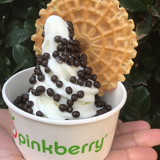 the new Spiced Autumn Cider tart frozen yogurt is the perfect