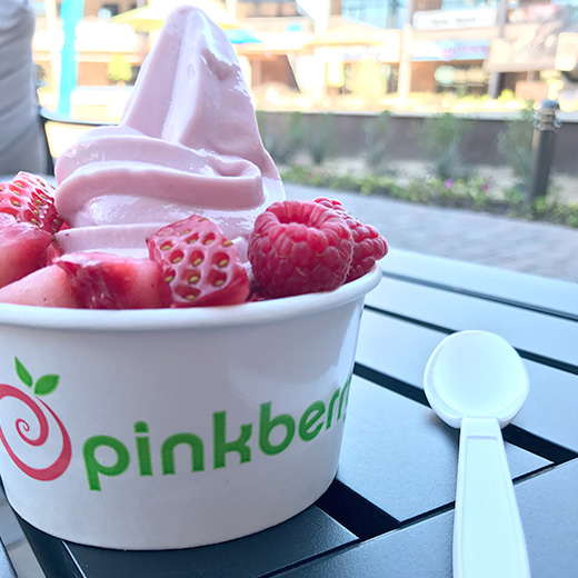 pinkberry calories pomegranate