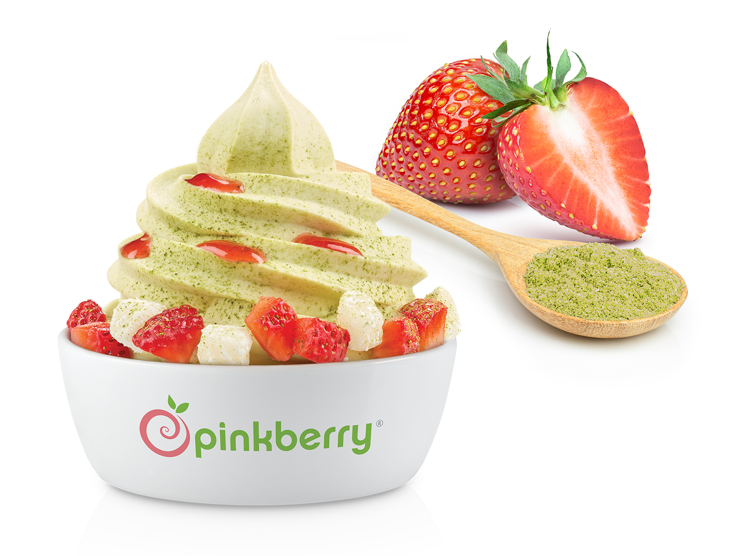 Matcha Strawberry Pinkberry flavors